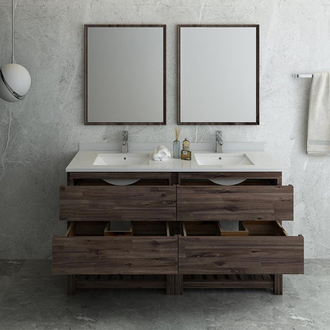 Image of Formosa 60" Floor Standing Double Sink Vanity
