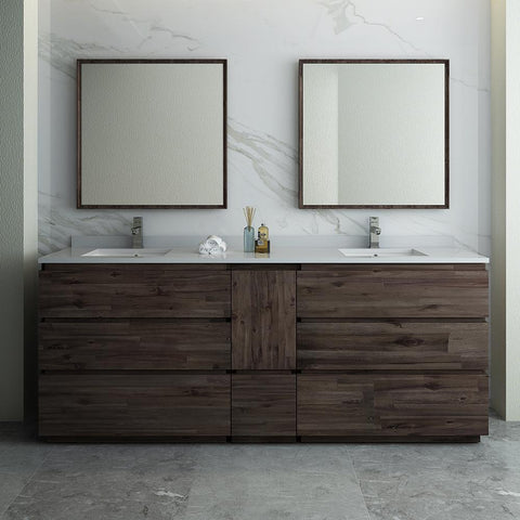 Image of Formosa 84" Floor Standing Double Sink Vanity