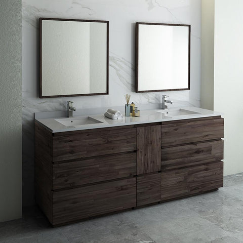 Image of Formosa 84" Floor Standing Double Sink Vanity