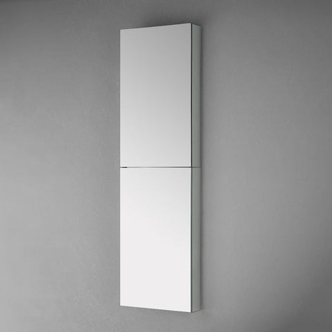 Image of Fresca 15" Wide x 52" Tall Bathroom Medicine Cabinet w/ Mirrors FMC8030