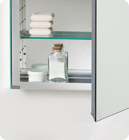 Image of Fresca 20" Wide x 26" Tall Bathroom Medicine Cabinet w/ Mirrors FMC8058