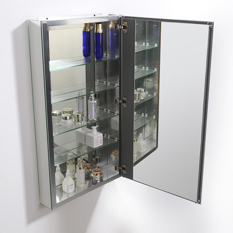 Image of Fresca 20" Wide x 36" Tall Bathroom Medicine Cabinet w/ Mirrors FMC8059