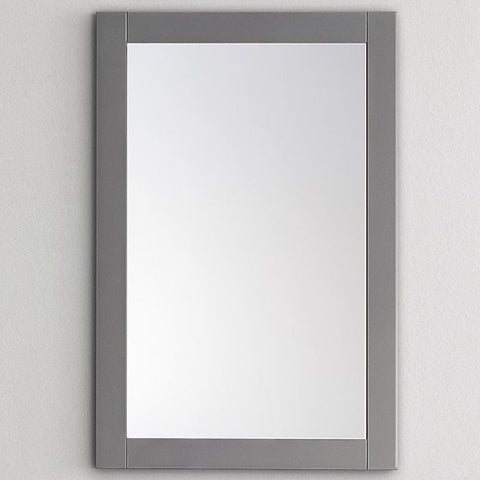 Fresca 24"X30" Reversible Mount Mirror in Gray | FMR6124GR FMR6124GR
