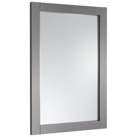 Image of Fresca 24"X30" Reversible Mount Mirror in Gray | FMR6124GR FMR6124GR
