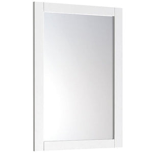 Fresca 24"X30" Reversible Mount Mirror in White | FMR6124WH FMR6124WH