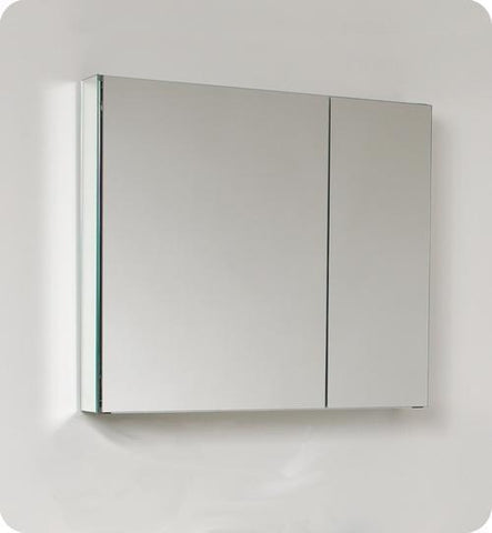 Image of Fresca 30" Wide x 26" Tall Bathroom Medicine Cabinet w/ Mirrors FMC8090