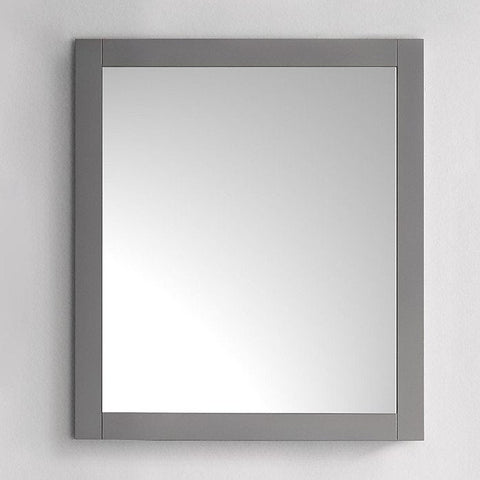 Fresca 36"X30" Reversible Mount Mirror in White | FMR6136GR