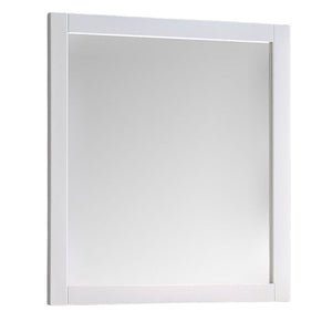 Fresca 36"X30" Reversible Mount Mirror in White | FMR6136WH