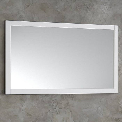 Image of Fresca 48"X30" Reversible Mount Mirror in White | FMR6148WH