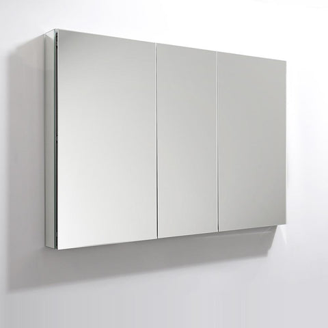Image of Fresca 50" Wide x 36" Tall Bathroom Medicine Cabinet w/ Mirrors FMC8014