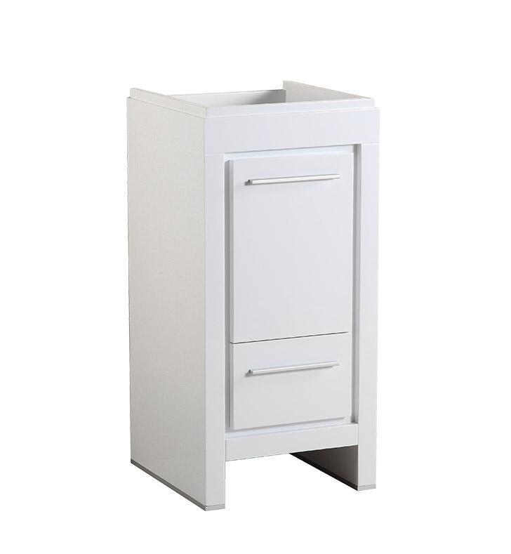Fresca Allier 16" White Modern Bathroom Cabinet FCB8118WH