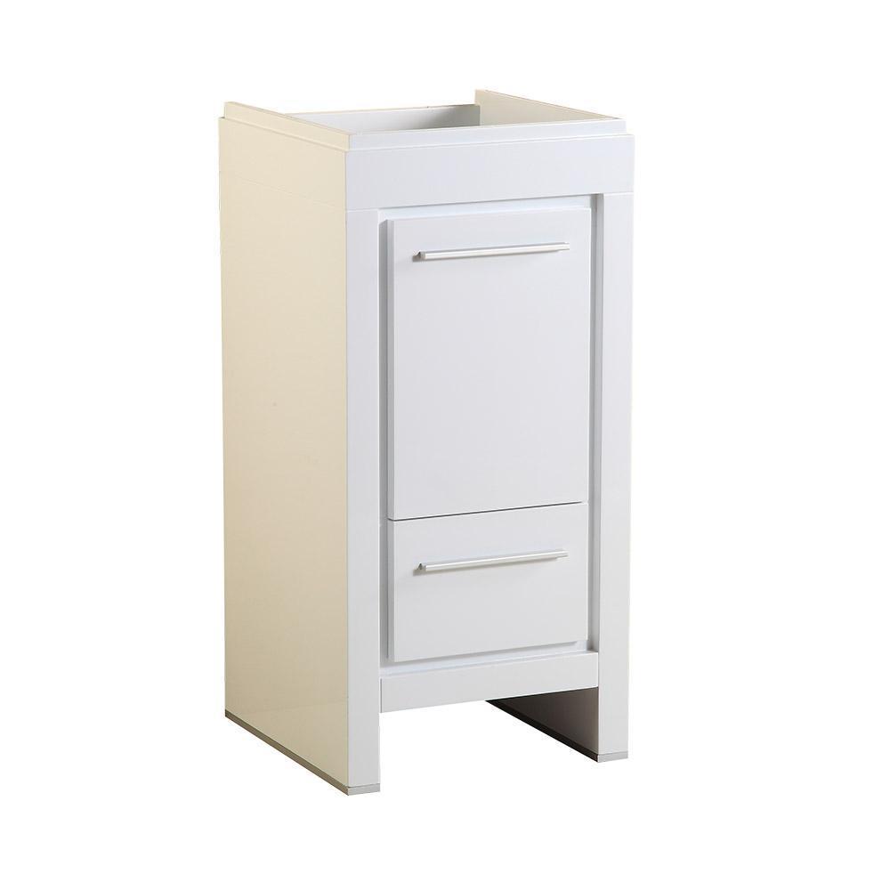 Fresca Allier 16" White Modern Bathroom Cabinet FCB8118WH