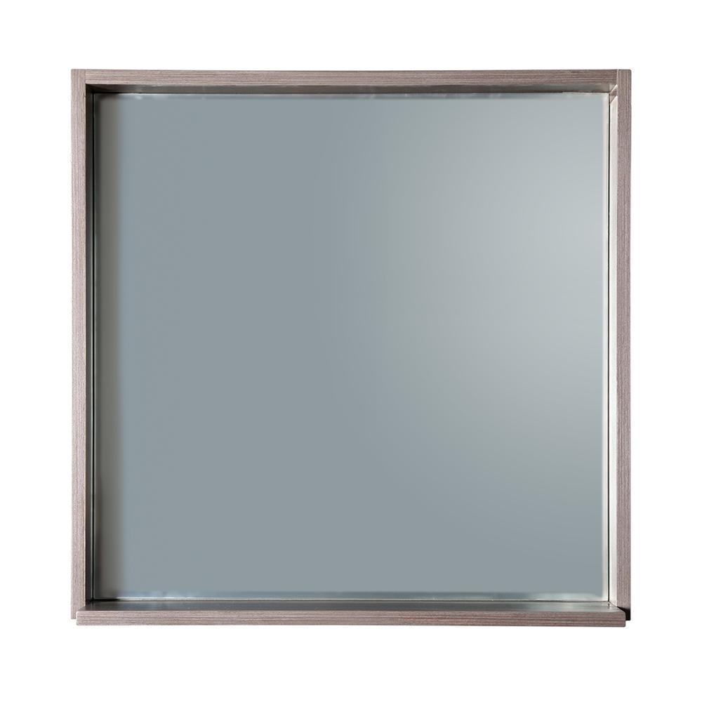 Fresca Allier 30" Gray Oak Mirror with Shelf FMR8130GO