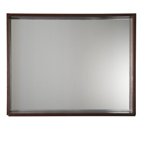Image of Fresca Allier 36" Wenge Mirror with Shelf FMR8136WG