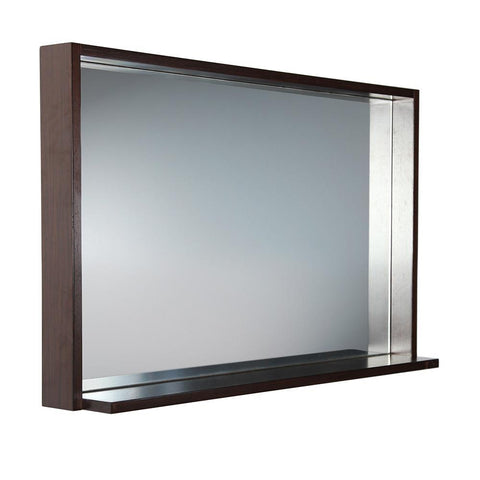 Image of Fresca Allier 40" Wenge Mirror with Shelf FMR8140WG