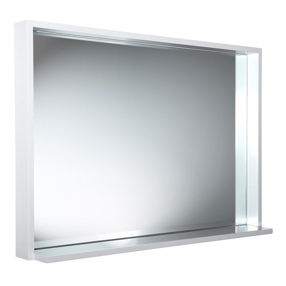 Fresca Allier 40" white Mirror with Shelf FMR8140WH
