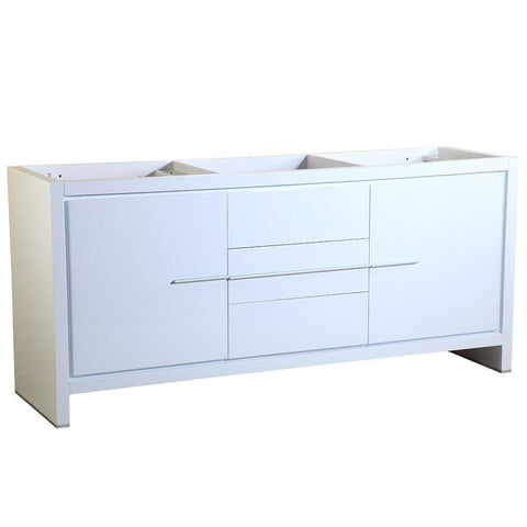 Image of Fresca Allier 72" White Modern Double Sink Bathroom Cabinet FCB8172WH