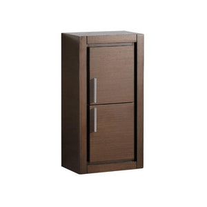 Fresca Allier Wenge Brown Bathroom Linen Side Cabinet w/ 2 Doors FST8140WG