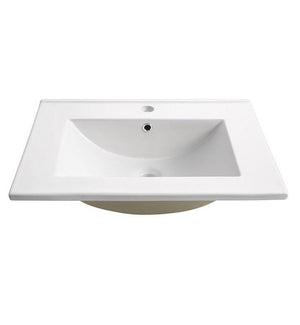 Fresca Amato 24" White Integrated Sink / Countertop FVS6124WH