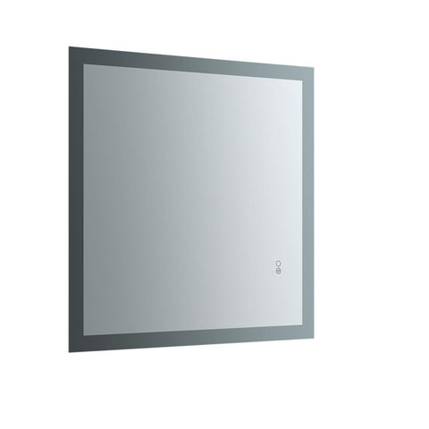 Image of Fresca Angelo 30" Wide x 30" Tall Bathroom Mirror w/ Halo Style LED Lighting FMR013030