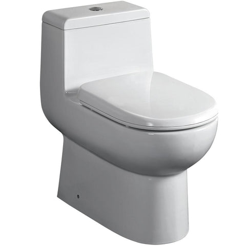 Image of Fresca Antila One-Piece Dual Flush Toilet w/ Soft Close Seat FTL2351