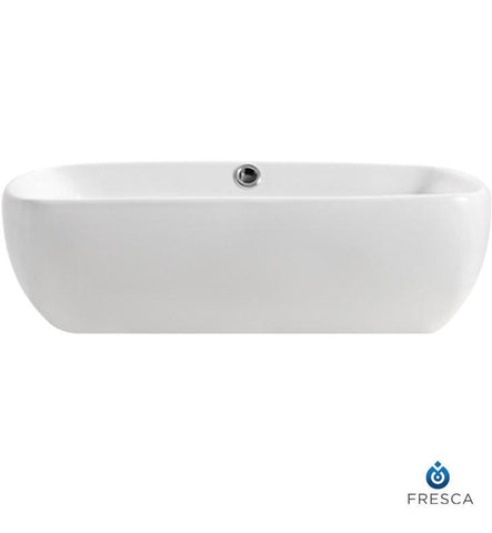 Image of Fresca Bellezza White Vessel Sink FVS6119WH