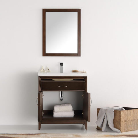 Image of Fresca Cambridge 30" Bathroom Vanity FVN2130AC-FFT1030BN
