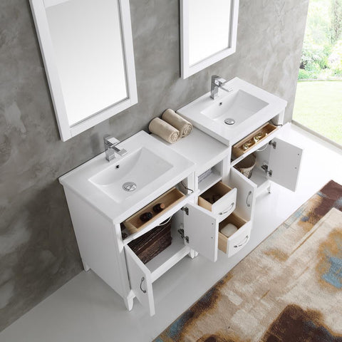Image of Fresca Cambridge 60" Double Sink Vanity