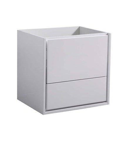 Image of Fresca Catania 24" Glossy White Wall Hung Modern Bathroom Cabinet | FCB9224WH