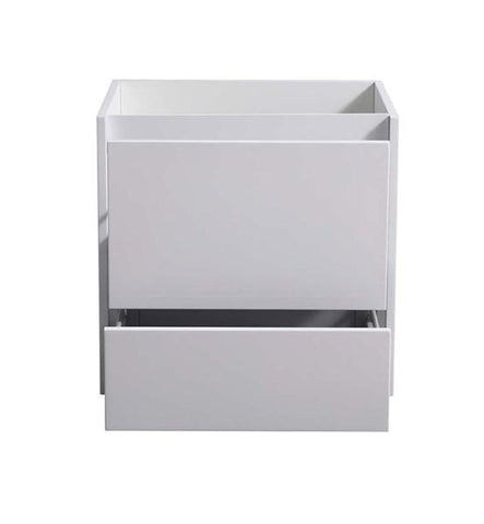 Image of Fresca Catania 24" Glossy White Wall Hung Modern Bathroom Cabinet | FCB9224WH