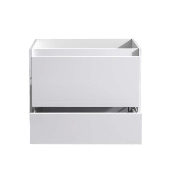 Fresca Catania 30" Glossy White Wall Hung Modern Bathroom Cabinet | FCB9230WH