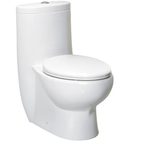 Fresca Delphinus One-Piece Dual Flush Toilet w/ Soft Close Seat FTL2309