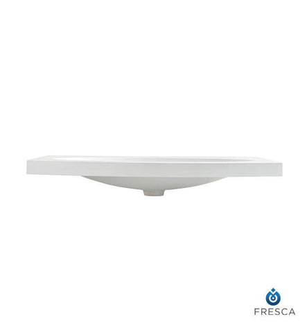 Image of Fresca Energia 36" White Integrated Sink / Countertop FVS5092WH