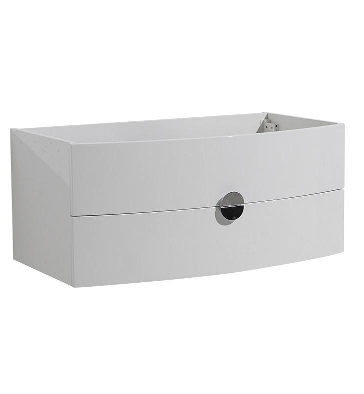 Fresca Energia 36" White Modern Bathroom Cabinet FCB5092PW