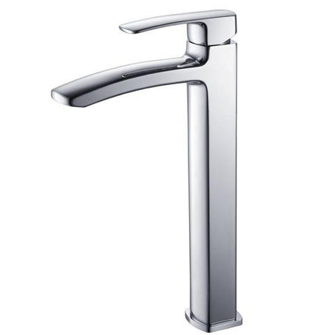 Image of Fresca Fiora Single Hole Vessel Mount Bathroom Vanity Faucet - Chrome FFT9162CH