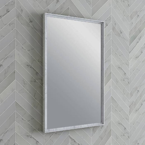 Image of Fresca Formosa 20" Rustic White Bathroom Mirror | FMR3120RWH FMR3120RWH