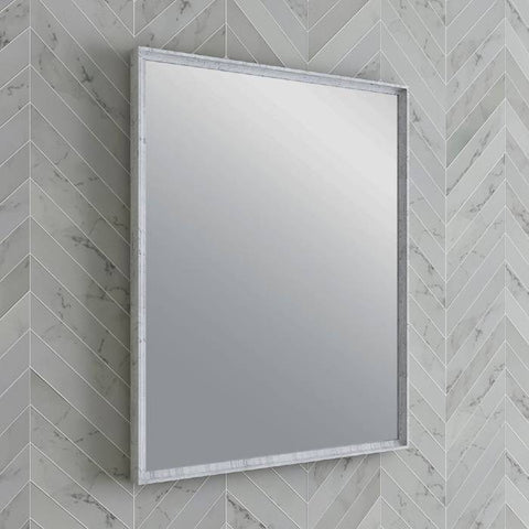 Image of Fresca Formosa 26" Rustic White Bathroom Mirror | FMR3126RWH FMR3126RWH
