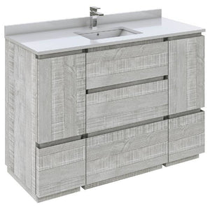 Fresca Formosa 47" Ash Freestanding Modern Bathroom Base Cabinet | FCB31-122412ASH-FC FCB31-122412ASH-FC