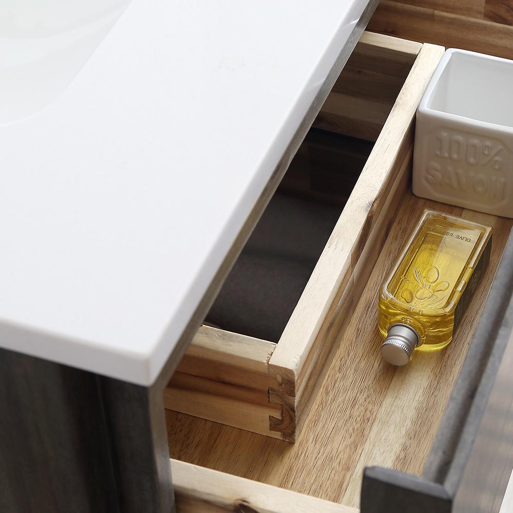 Fresca Formosa 48" Wall Hung Modern Bathroom Cabinet w/ Top & Sink FCB31-122412ACA-CWH-U