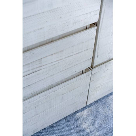 Image of Fresca Formosa 53" Rustic White Freestanding Modern Bathroom Base Cabinet | FCB31-123012RWH-FC FCB31-123012RWH-FC