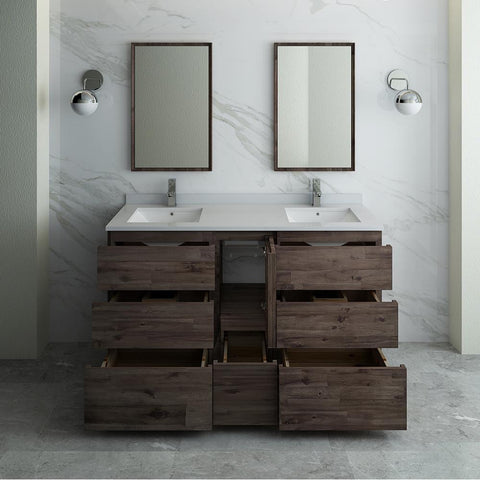 Image of Fresca Formosa 60" Floor Standing Double Sink Vanity