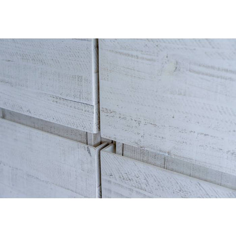 Image of Fresca Formosa 60" Rustic White Wall Hung Double Sink Modern Bathroom Vanity | FCB31-3030RWH-CWH-U FCB31-3030RWH-CWH-U