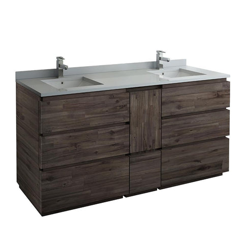 Image of Fresca Formosa 70" Floor Standing Double Sink Bathroom Cabinet FCB31-301230ACA-FC