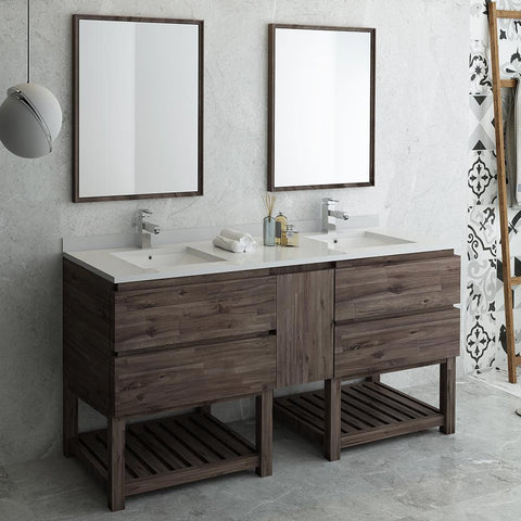 Image of Fresca Formosa 72" Floor Standing Double Sink Vanity