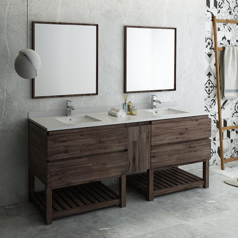 Image of Fresca Formosa 84" Floor Standing Double Sink Vanity