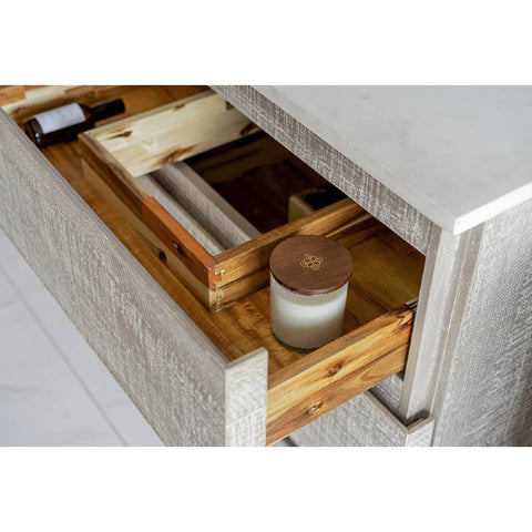 Image of Fresca Formosa Modern 36" Ash Single Sink Vanity Set w/ Open Bottom | FVN3136ASH-FS