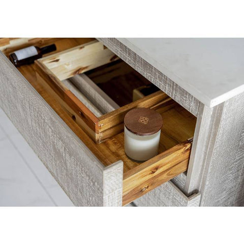 Image of Fresca Formosa Modern 84" Ash Double Sink Vanity Set | FVN31-361236ASH-FC