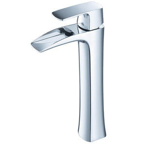 Fresca Fortore Single Hole Vessel Mount Bathroom Vanity Faucet - Chrome FFT3072CH