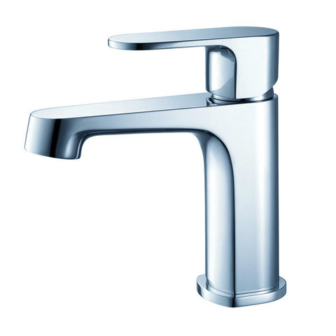 Image of Fresca Gravina Single Hole Mount Bathroom Vanity Faucet - Chrome FFT9131CH