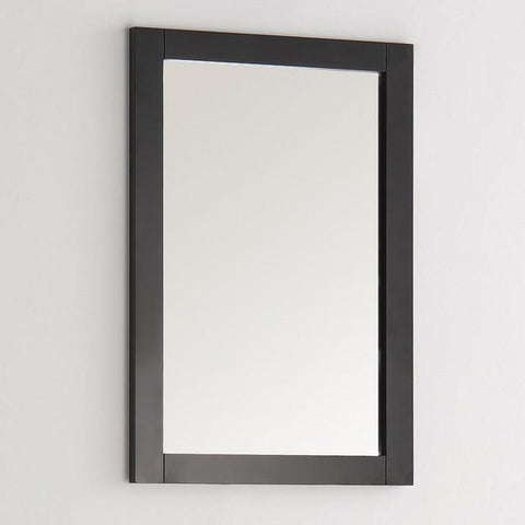 Image of Fresca Hartford 20" Black Traditional Bathroom Mirror FMR2302BL